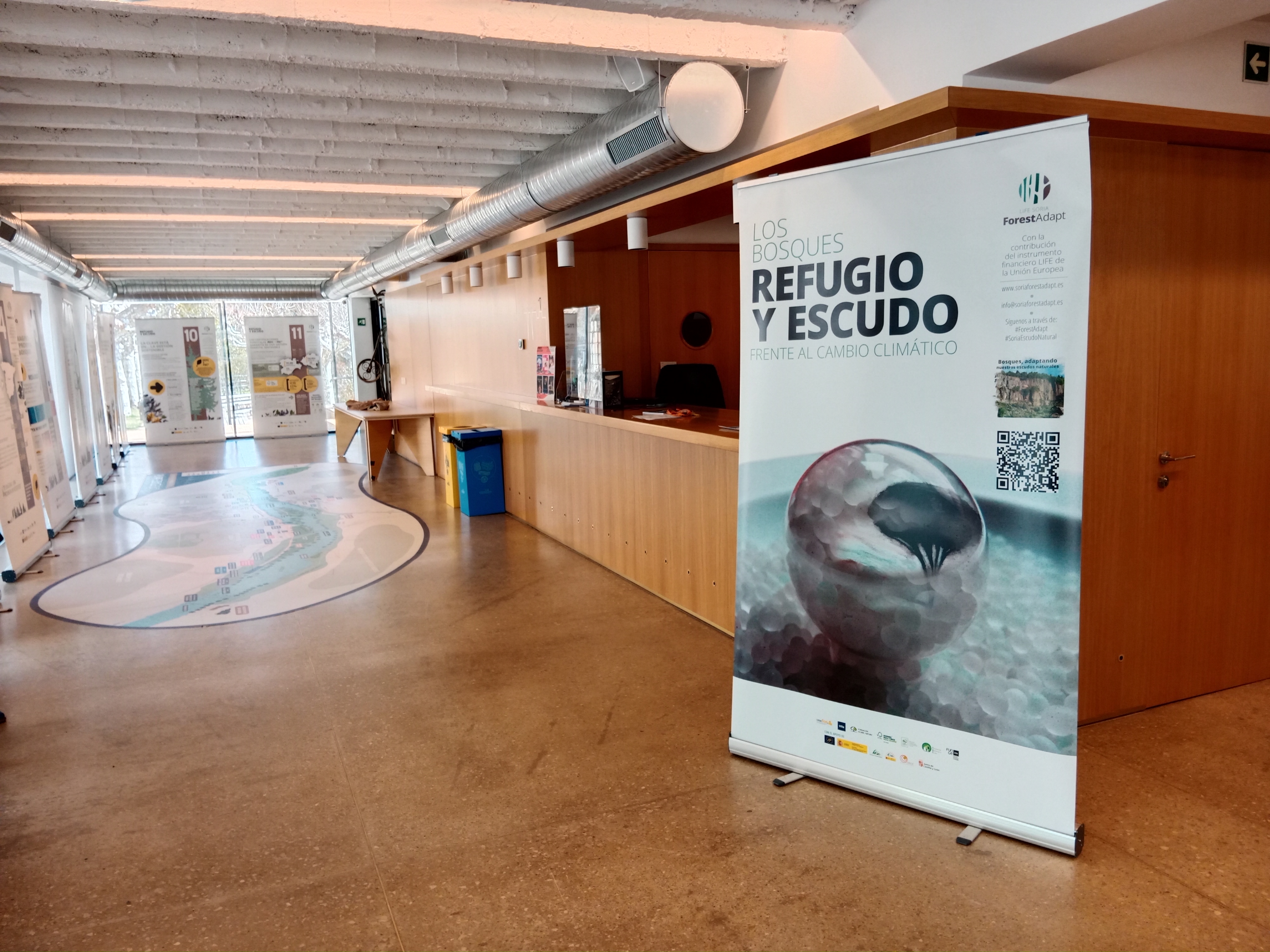 Exposición Los bosques, refugio y escudo frente al cambio climático en el espacio Alameda